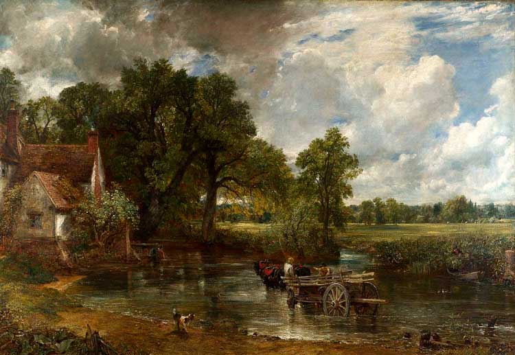 «Телега для сена» (1821) Джона Констебля. Масло на холсте. Национальная галерея, Лондон. Источник Wikimedia Commons