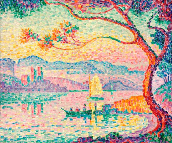 Поль Синьяк, Порт-д’Антиб, 1917, частное собрание. Christie’s.